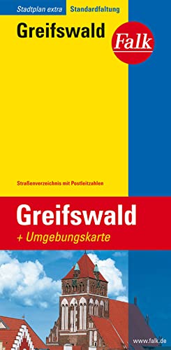 Falk Stadtplan Extra Standardfaltung Greifswald von Falk-Verlag
